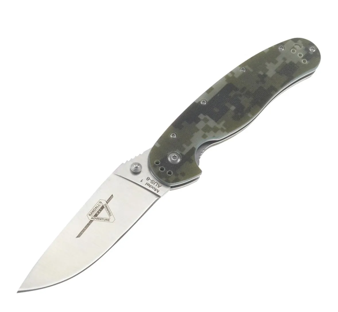 Ontario Rat Model 1 taktyczny nóż składania Wysokiej jakości AUS8 ostre ostrze G10 Uchwyt OEM Camping Noże 8015046