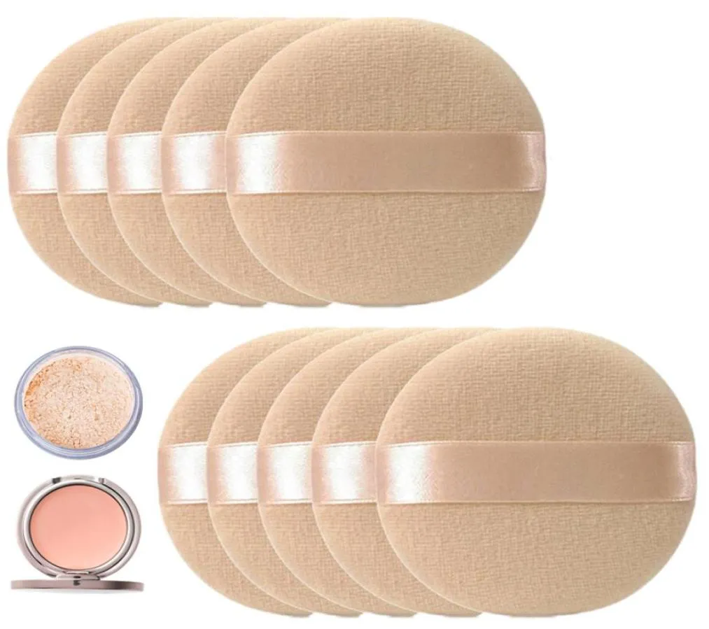 Forme ronde Puff Facial Face Body Powder Foundateurs Applicateurs de maquillage molle portable Sponge4858535