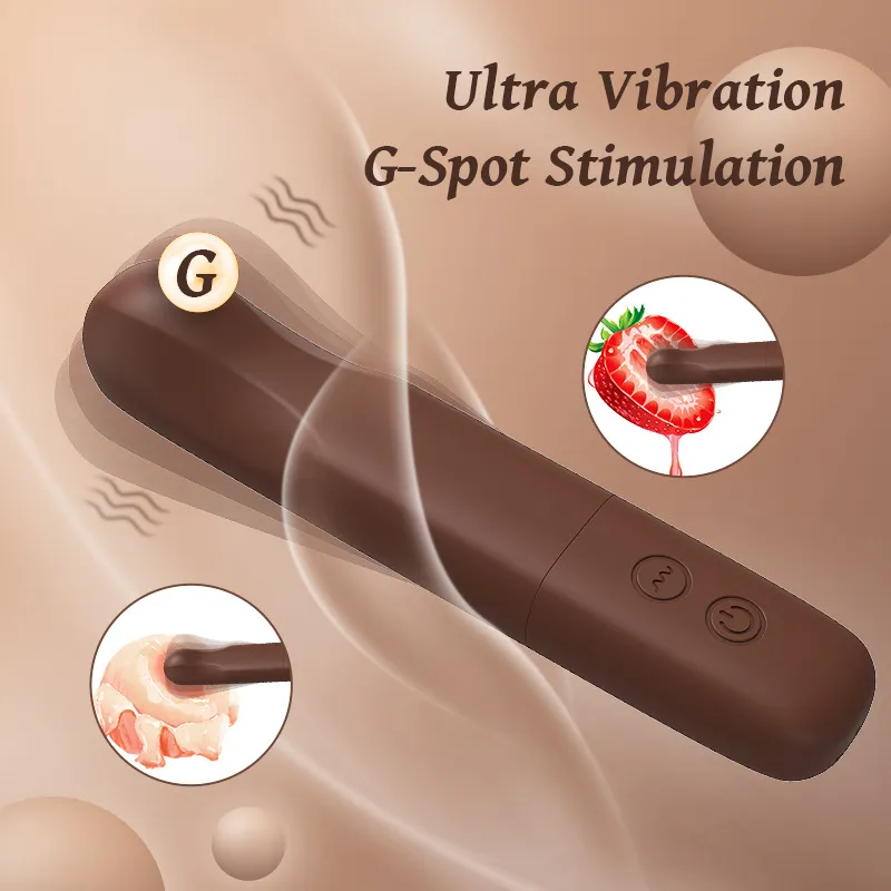 Vibratori G Spot Hershey Pop - Vibratore massaggiatore di bacchette al cioccolato