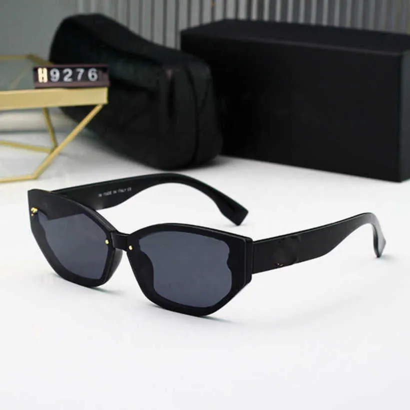 2024 Top designers 10% OFF Luxury Designer New Men's and Women's Sunglasses 20% Off Small Fragrant Trend Advanced Sense Cat Eye Network Red Resistant Women