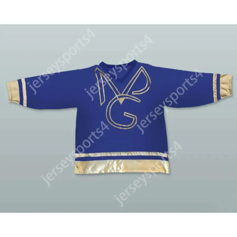 GDSIR Custom Blue Prince en de Power Generation Hockey Jersey New Top Ed S-M-L-XL-XXL-3XL-4XL-5XL-6XL