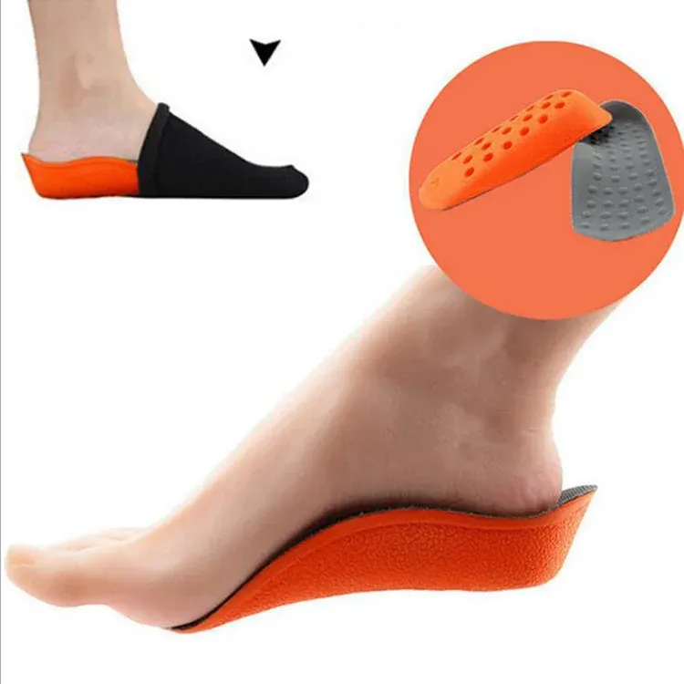 Tillbehör Höjd Ökning Insulor för skor Män kvinnor Arch Support Orthopedic Insoles Plantillas Heel Pad Shoe Soles Insatser Kudde PU