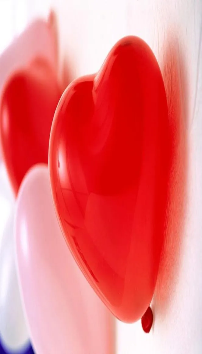 300 Pcs Cheap Red Heart Latex Balloons Wedding Party Favors Kid Gift7698891