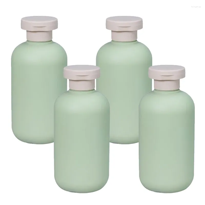 Bouteilles de rangement 4 pcs dispensateur de bouteille de voyage pour liquides d'eau de savon de salle de bain