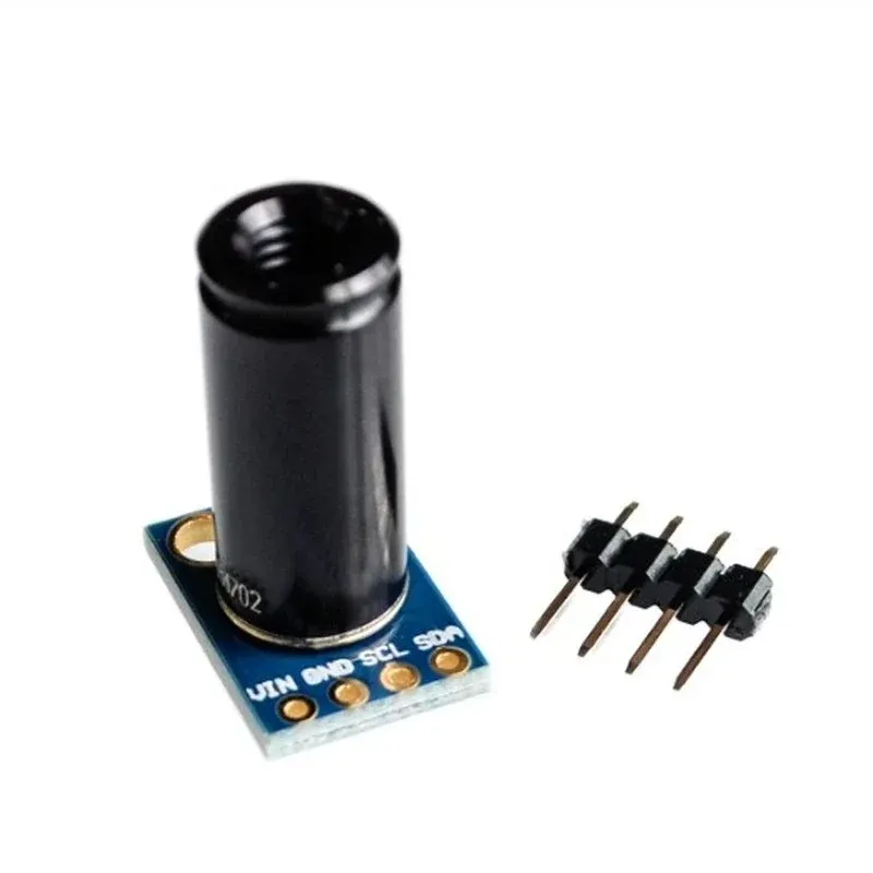 Mlx90614esf-DCI Module du capteur MLX90614 Capteurs de température infrarouge GY-906-DCI IIC Connecteur à longue distance PCB de bricolage électronique
