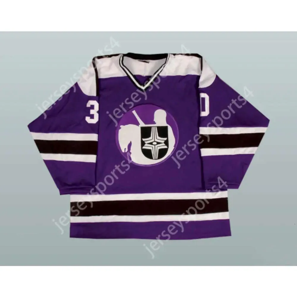 GDSIR Custom Gerry Cheevers Wha Cleveland Crusaders Hockey Jersey New Top ED S-M-L-XL-XXL-3XL-4XL-5XL-6XL