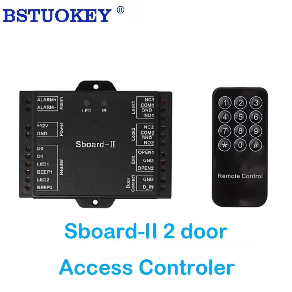 Комплекты Mini Sboardii 2 -дверной системы управления доступом к управлению доступом Wiegand Плата управления доступом для электрической блокировки RFID -клавиатура