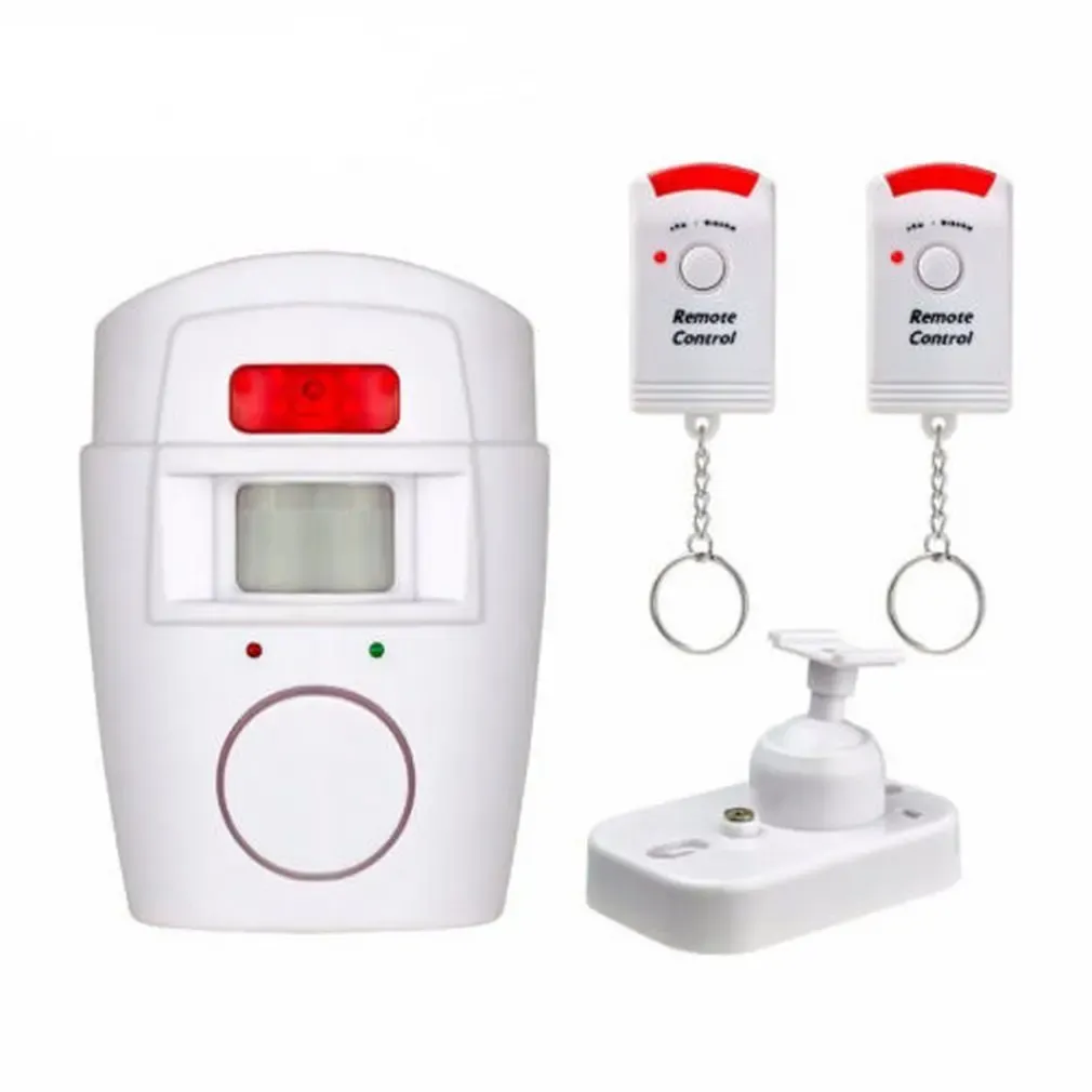 Boots Home Security Alert Infrared Sensor Antitheft Motion Detector Alarm Monitor Wireless 105DB Alarmsysteem+2 afstandsbediening