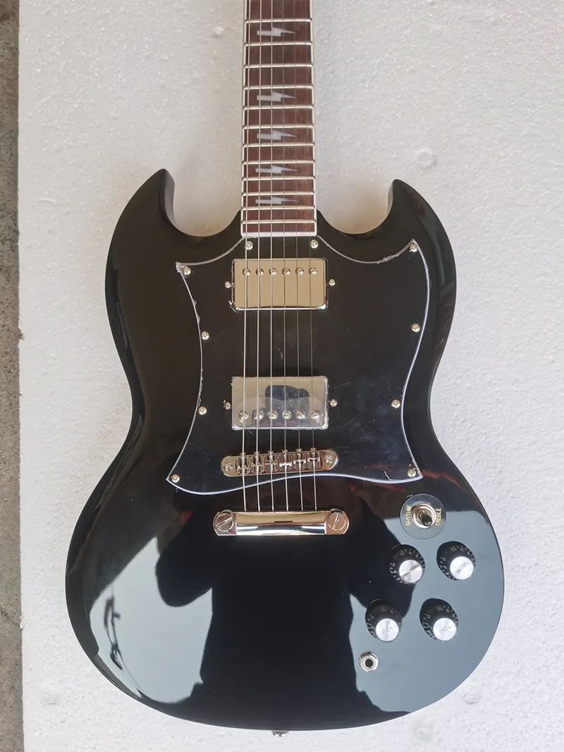 DHgate.com:High-Quality Black S G Electric Guitar with