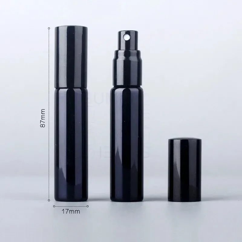 2024 TOM UV Glassprayflaska 5/10 ml, parfymatomizerflaska med sprayapplikator påfyllningsbar tom parfymflaska fin dim spray för parfym atomizer flaska
