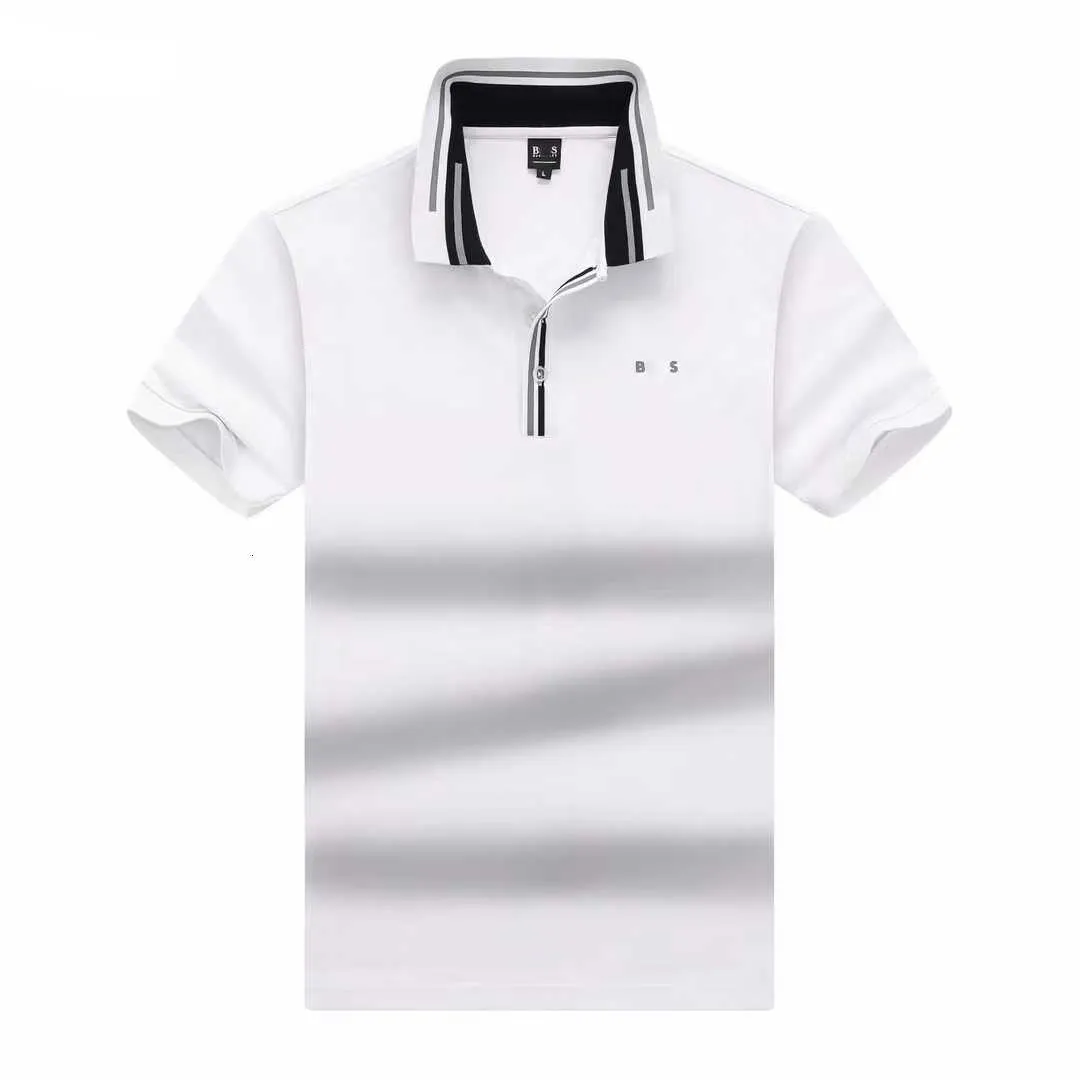 Designer Polo Shirt Herren Polos T-Shirt Bosss Fashion Luxus Marke Casual Business Golf T-Shirt Pure Baumwolle atmungsaktive kurze Ärmeln T-Shirts 2024 Sommer Top Bfz7