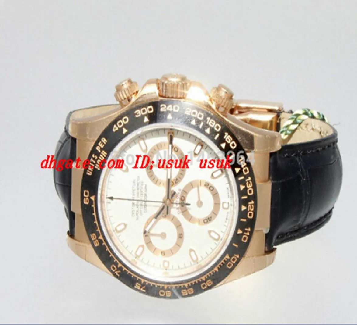 Factory Supplier Luxury Wristwatch Ceramic 116515 White Dial Stainless Steel Bezel Automatic Mens Men039s Watch Watches3145571