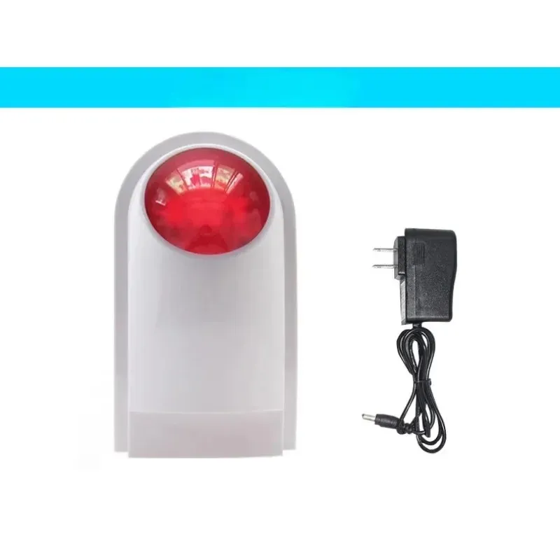 A melhor opção em alarmes de luz de sirene estroboscópica à prova d'água ao ar livre para G4 / W123 / G50 / PG103 / W2B WIFI GSM Sistema de alarme 433MHz