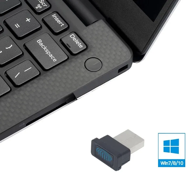 DEVISIONE MINI USB Fingerprint Reader Module Riconoscimento del dispositivo per Windows 10 11 Hello Biometric Security Key 360 Touch