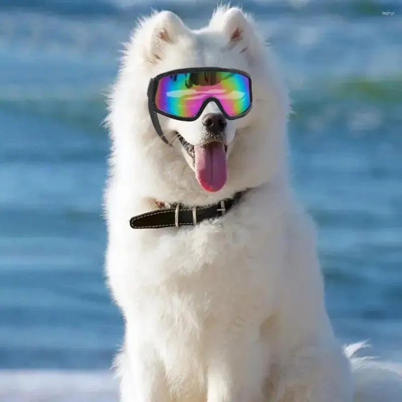 Köpek Giyim Anti-Fog Goggles UV Koruması Küçük ve Orta Boylu Köpekler Dış Mekan Rüzgar Geçidi Güneş Gözlüğü