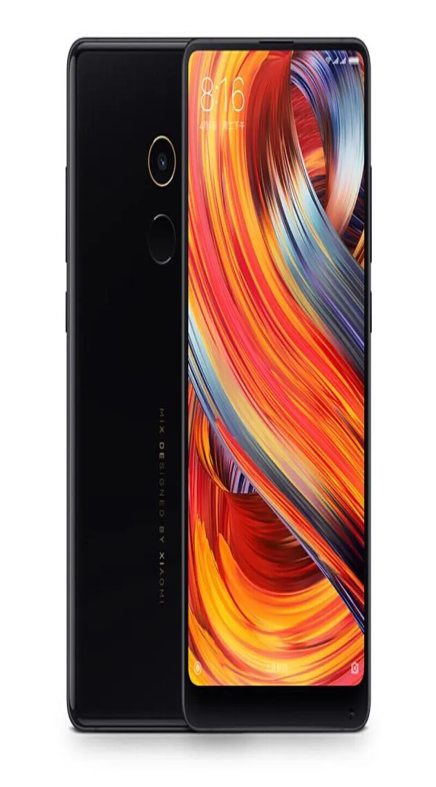 Orijinal Xiaomi Mi Mix 2 4G LTE Cep Telefonu 6GB RAM 256GB ROM Snapdragon 835 Sekiz Çekirdek Android 599 Nitrelik Tam Ekran 120MP NFC 4155766