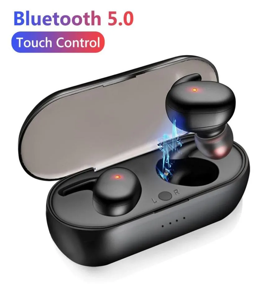 Y30 TWS Bluetooth 50 Słuchawki bezprzewodowe Innear Hałas Redukcja słuchawek stereo do słuchawek do gry telefonicznej słuchawki sportowe z ładowaniem6444086