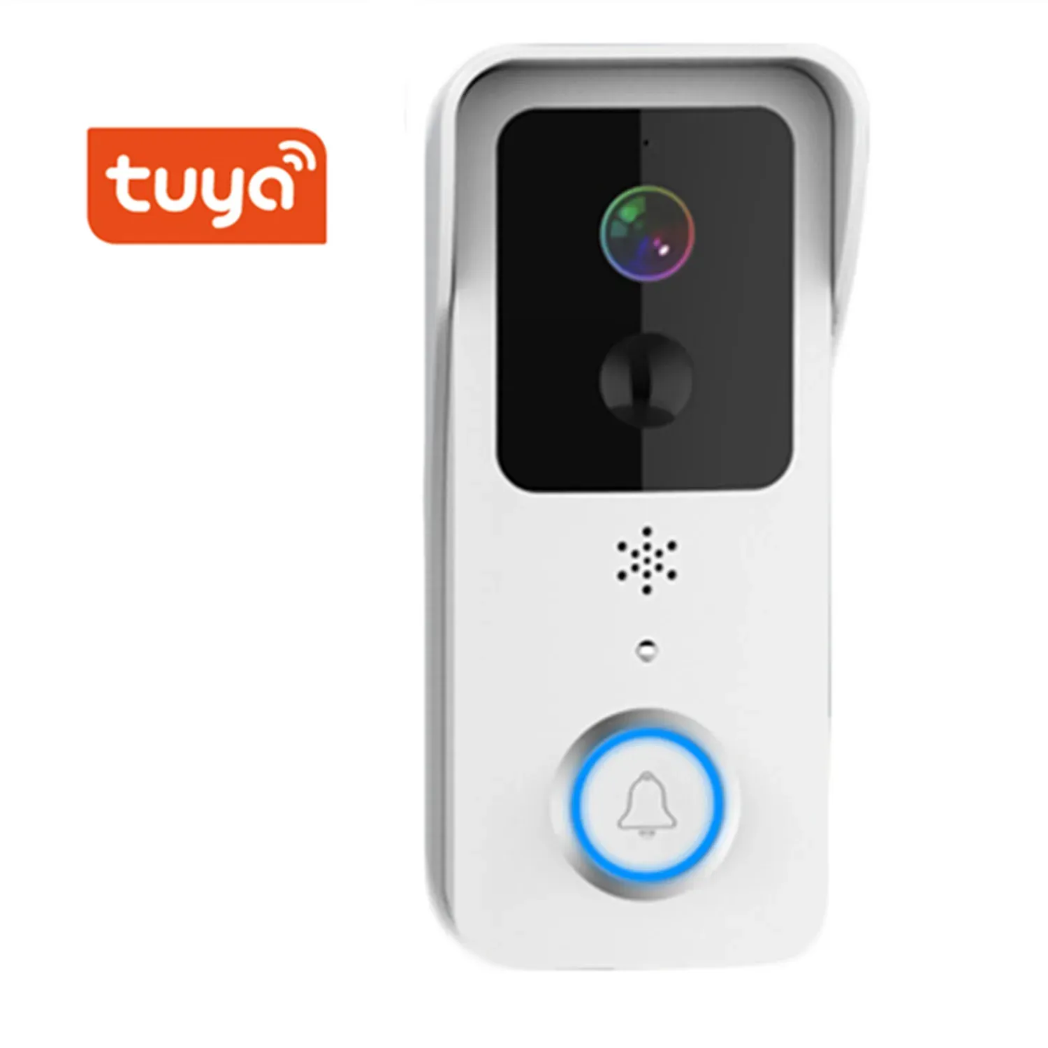 DOORBELL 2MP 1080P TUYAアプリデュアルバンド2.4G 5Gネットワ​​ークWiFiドアベルバッテリーパワーワイヤレスビデオドアフォンビジュアルインターコムドアベル