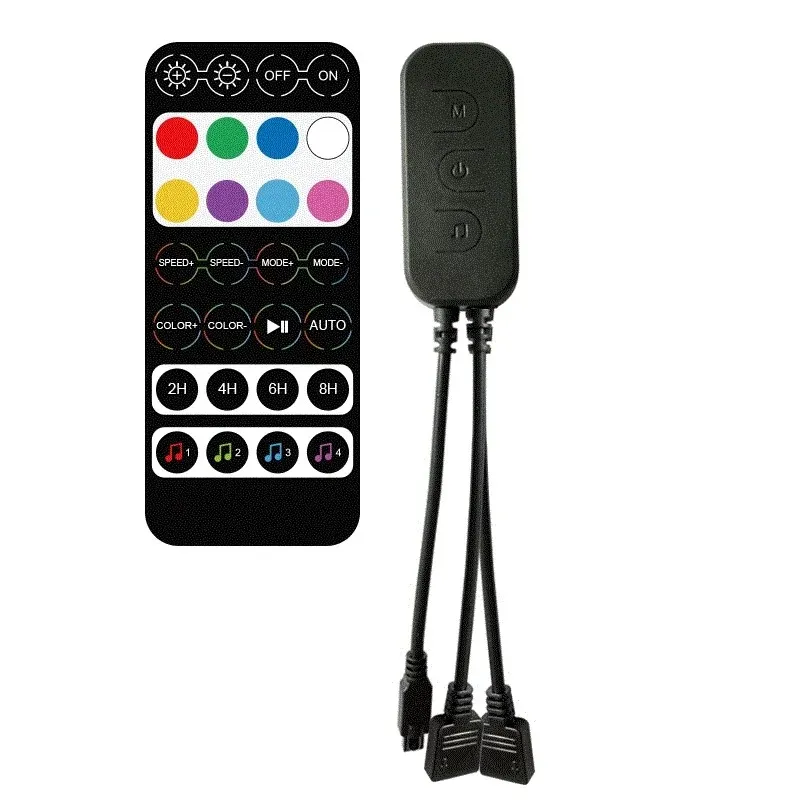 DC5-24V 28KEYS RF Contrôleur musical compatible Bluetooth sans fil pour 3528 5050 APPLICATION DE LED PIXEL LED Télécommande