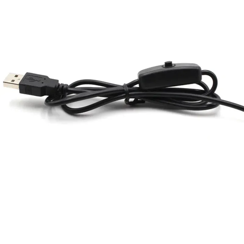 USB naar DC -kabel 5V 2.5a Micro USB -kabellader AC -voeding voor Raspberry Pi 4 4B 5V 3A Type C met schakelaar