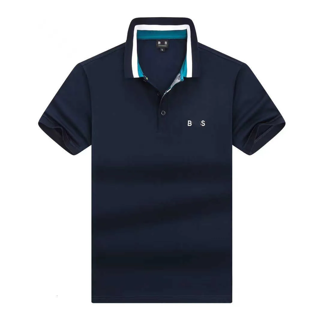 Designer Polo Shirt Mens Polos Tshirt chefes Moda marca de luxo Camiseta comercial Camiseta de golfe pura algodão respirável Mangas curtas T camisetas 2024 Summer Top 8W6Z