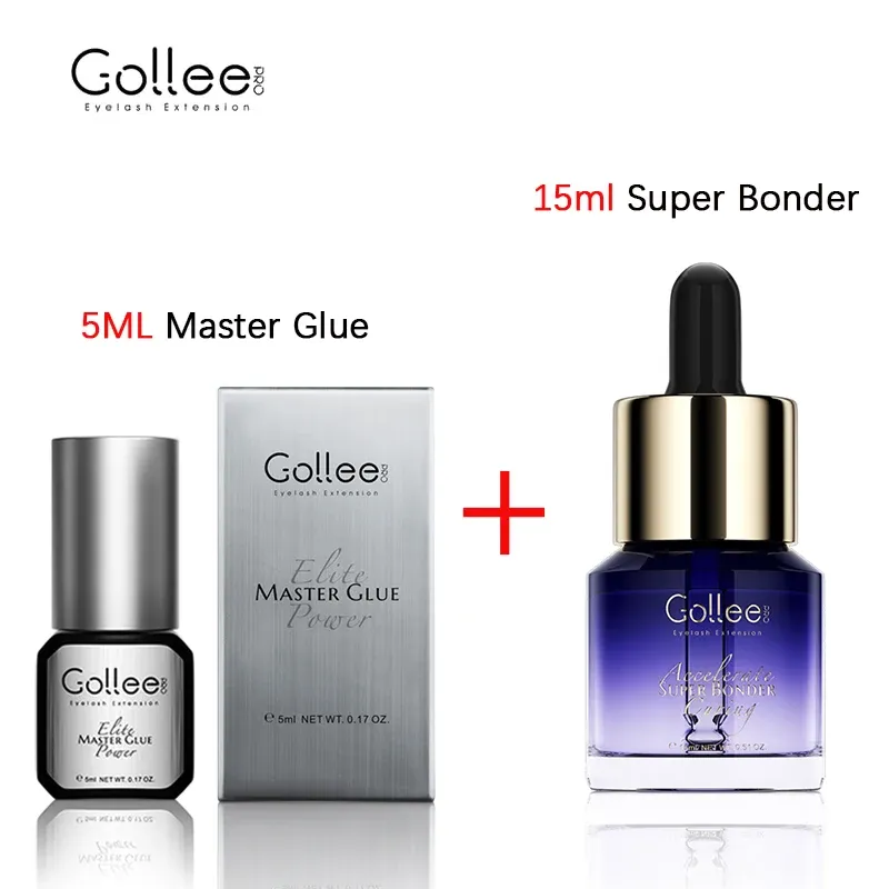 Pincéis Gollee Secagem rápida 0.5s Colera de cílios Cola de cílios à prova d'água cílios adesivos de suprimentos Pro PRO para ferramentas de maquiagem de salão