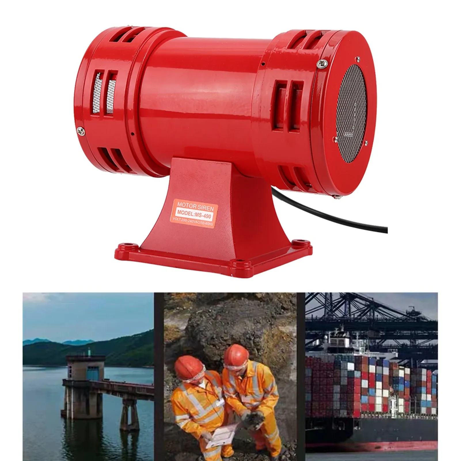 Sirene 150 dB Branchensicherheit Elektrikmotor angetriebener Siren kontinuierlicher Bootsalarm -Summer Summer