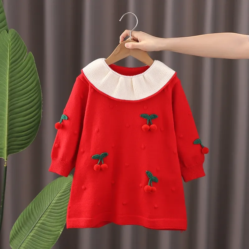 Girls Sweater Dress 6T Double Breasted Woolen Cotton Long Sleeve Preppy  Style for Autumn Winter from Dhgate Clothing Sets - price 70.36