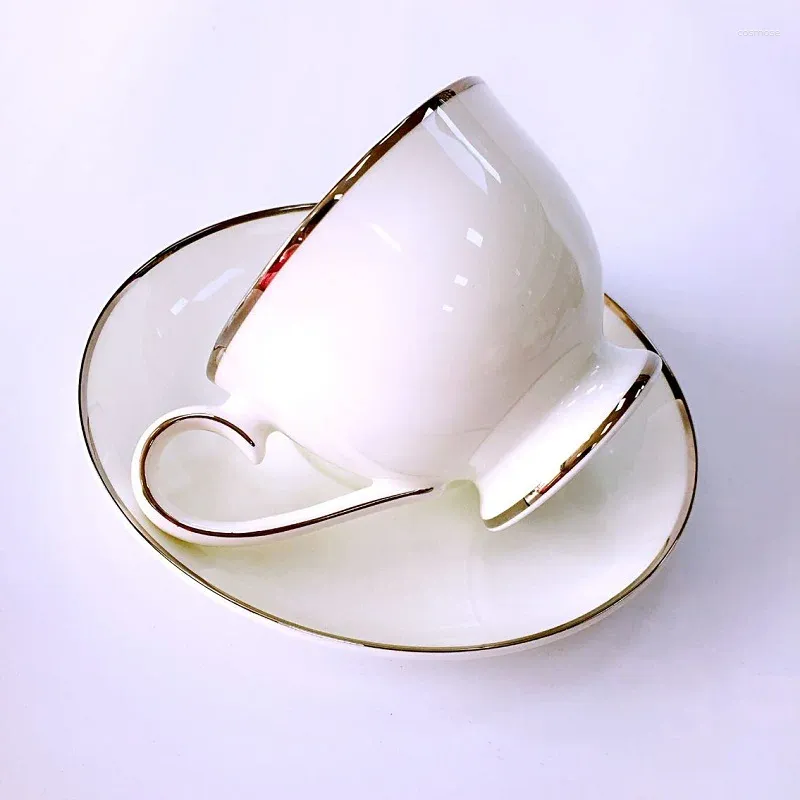 Tasses Saucers Bos China Coffee tasse et vaisse