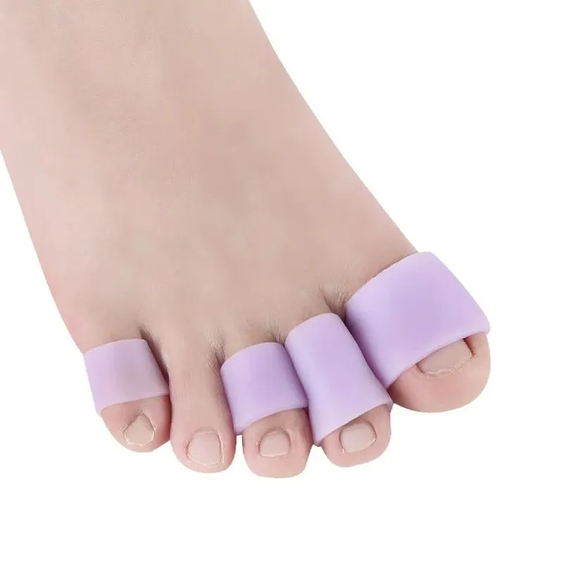 1pcs Breathable Silicone Toe Sleeve Cap Separator Foot Corns Blisters Cover Prevent Calluses Thumb Overlapping Care Kit