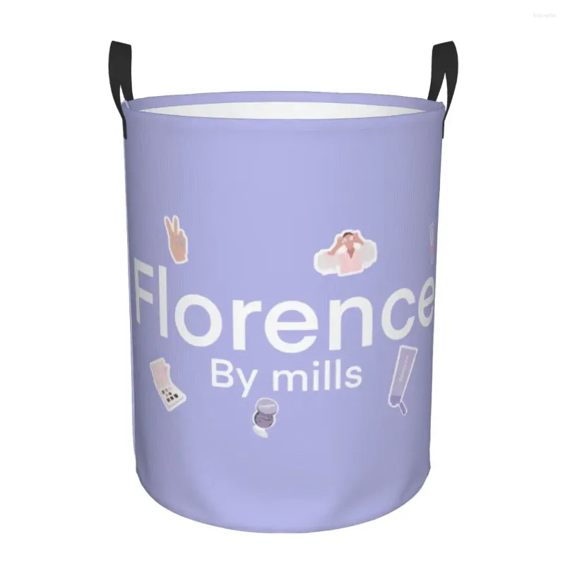 Waszakken Florence By Mills Basket Inklapbare grote capaciteit Kleding Bin Baby Hamper