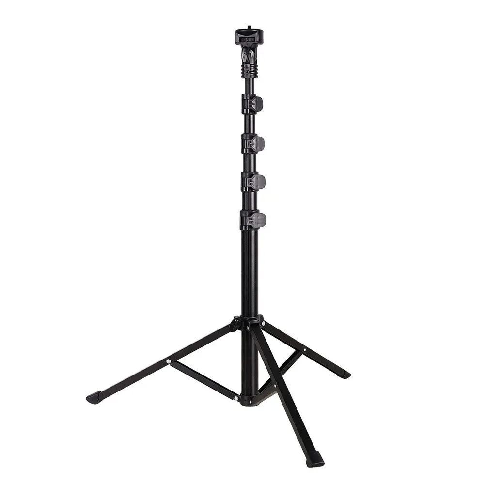 Monopodlar Ayarlanabilir Tripod 4 Section Uzatılabilir Fotoğraf Stüdyosu Işık Stand Stant telefon tablet kamera standı için Fotoğraf Tripod