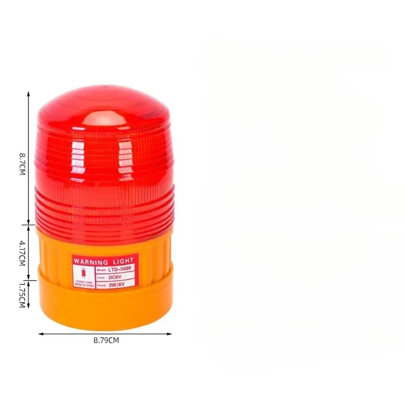 Dry Battery Powered Flashing Warning Lamp Alarm Car Vehicle Industrial Emergency Strobe Light Beacon Tower Signal- for Car Vehicle Flashing Warning Lamp