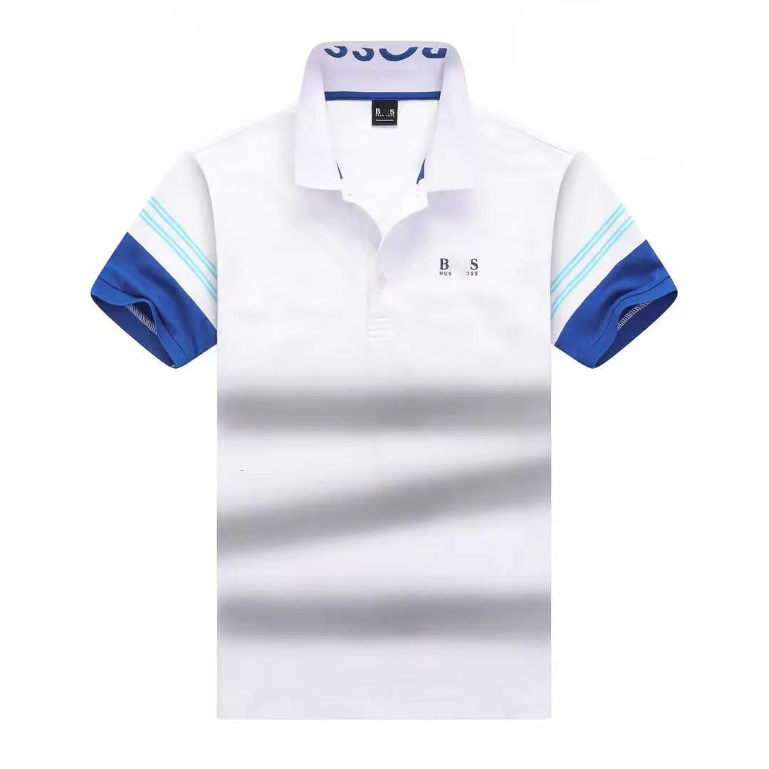 Designer Polo Shirt Herren Polos T-Shirt Bosss Mode Luxus Marke Freiwilligengeschäft Golf T-Shirt reines Baumwoll atmungsaktive Kurzärmel T-Shirts 2024 Sommer Top V9HC