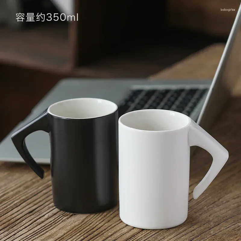 Mugs Dingsheng Ceramic El Badrumsmånen Munwash Cup Creative Inverted Drain Mug Gift