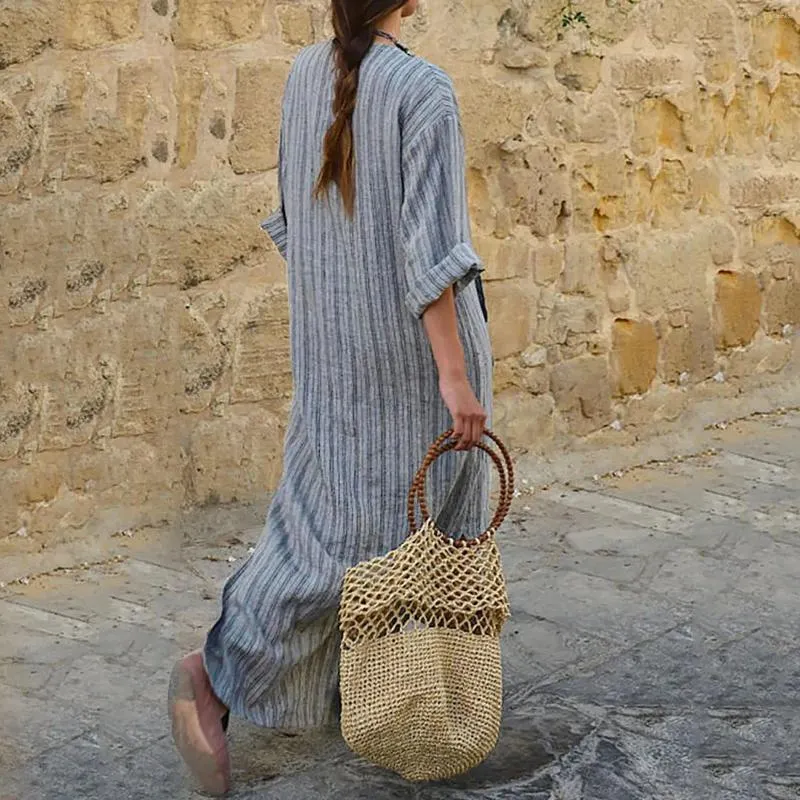 blue and white maxi dress It's Not The Same Maxi Dress Baby Blue