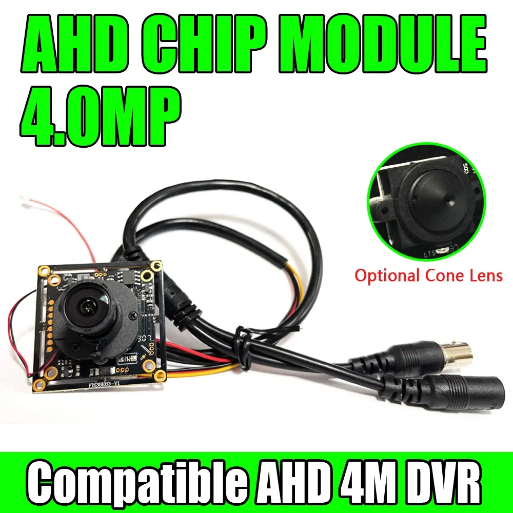 Cameras 2K AHD 4MP Mini Cctv Camera 4in1 Chip Module Coaxial Digital Hd 4.0mp Complete Monitoring Circuit Board Lens Ircut Cable FullSet