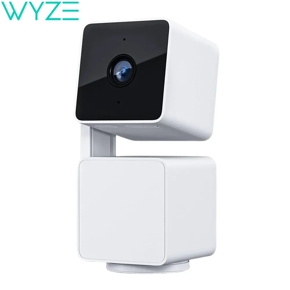 Monitörler Wyze Cam Pan V3 Kapalı/Dış Mekan 1080p Akıllı Güvenlik Kamerası, Renk Gece Görüşü, 2way Ses, Alexa Google Asistan ile Çalışır