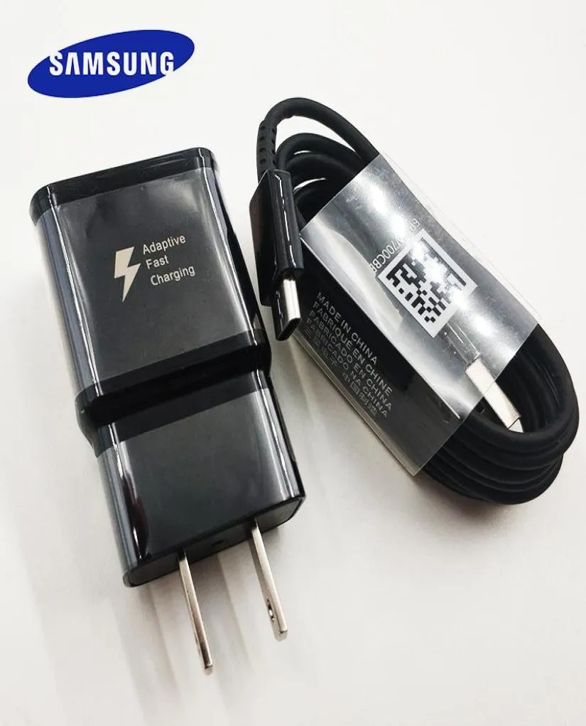 Cep Telefonu Adaptörleri 9V167A 15W USB Adaptif Hızlı Şarj Cihazı ABD Hızlı Şarj Adaptörü Tip C Kablosu Galaxy S20 S10 S9 S8 Plus Not 4384982