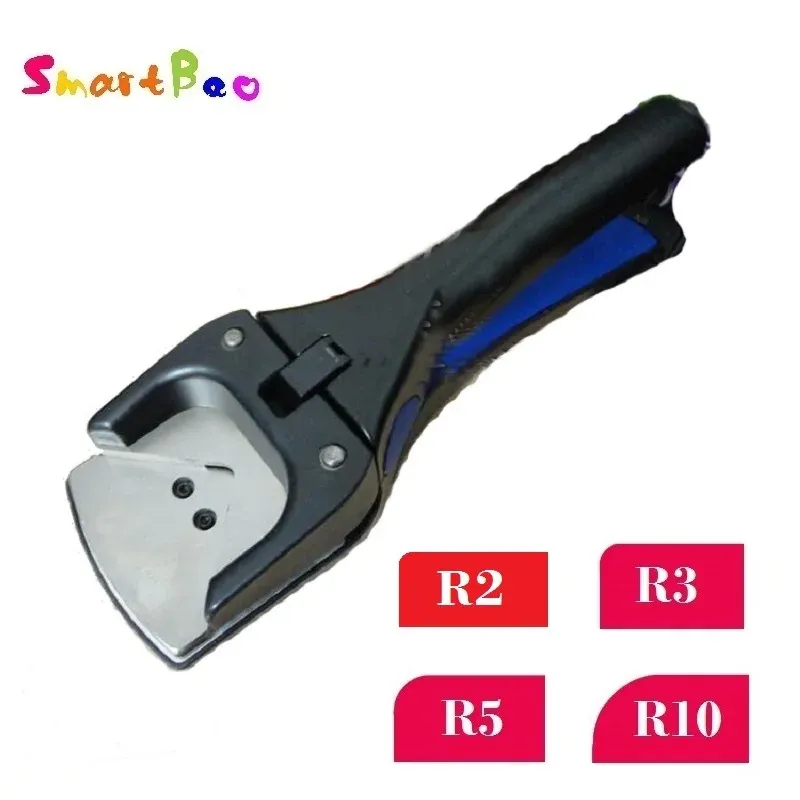 Guns R2 R3 R5 R10 Corner Punch Grand Corner Round Cutter Chomper Heavy Duty pour papier, carte en PVC, étiquette, photo, film, aluminium en cuir