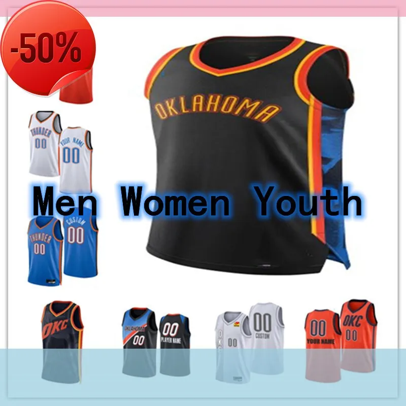 Thunder Jersey Chet Holmgren Dillon Jones Isaiah Hartenstein Adam Flagler  Ducas Jay Alex Reese Kenrich Williams Nikola Tc Basketball custom