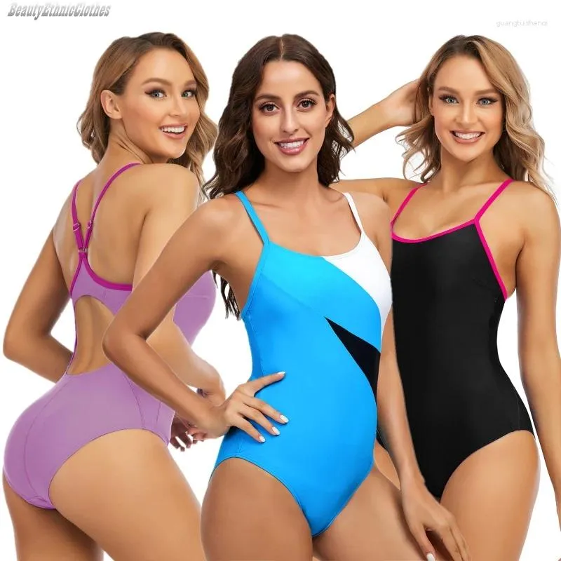 Swimswear Women Summer Femmes Filles patchwork BodySuit Sexy