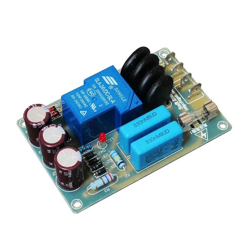 Amplificateur 220V 10A 2000W Amplificateur Amplificateur Highpower Softstart Board Sound Power pour démarrer la protection