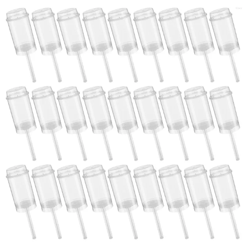 Bowls 40pcs Push-Up Cake Shooter Round Shaped Push Pops Plastic Ice Cream Containers