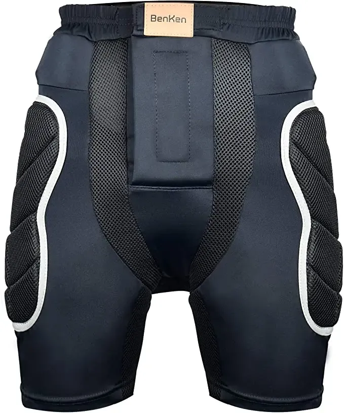 Pakken Benken Ski -bescherming Gevotte shorts zijn geschikt voor ski's, 3D EVA -gevulde impactbeschermingsapparatuur, skateboarden en skiën