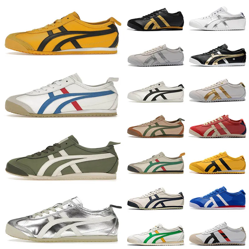 Onitsukass Tiger Mexico 66 Designer OG Sports Chaussures de course jaune noir blanc bleu rouge femme dhgate luxurys entraîneurs baskets 36-45