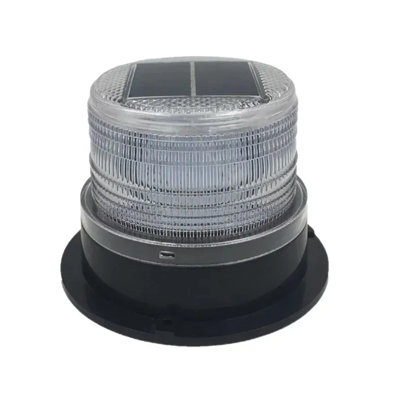 Solar-Powered LED Ceiling Light for School Buses and Car Alarms Strobe Warning Beacon with Flashing Indicator