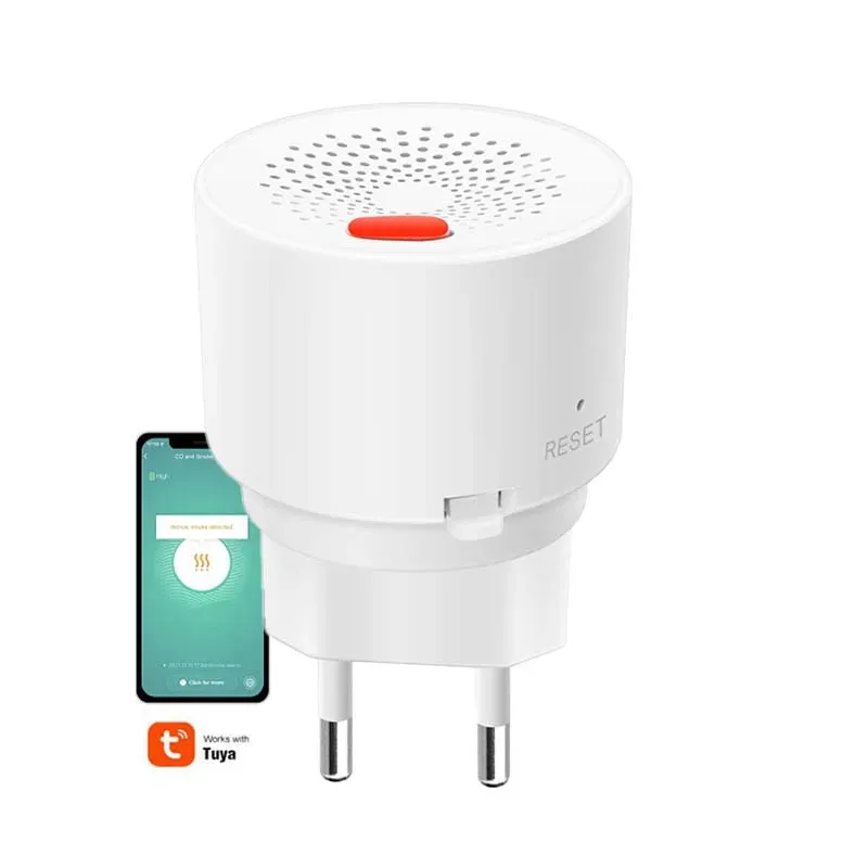 Rilevatore di rilevatore di gas naturale propano e altri gas infiammabili sensore ad allarme ad allarme da 70db wifi tuya Notifiche di applicazione Smart Home Security