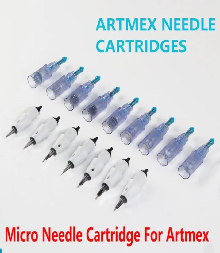 Micro agulha Cartucho para Artmex V8 V6 V11 V9 Máquina de maquiagem permanente Máquina Derma Pen MTS PMU Skin Care2097168