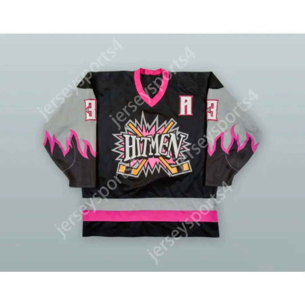 Custom Calgary Hitmen Hockey Jersey: Ray Schultz #3 Black, NEW! Sizes S-6XL  Authentic Style, Pro Quality, Fan Apparel